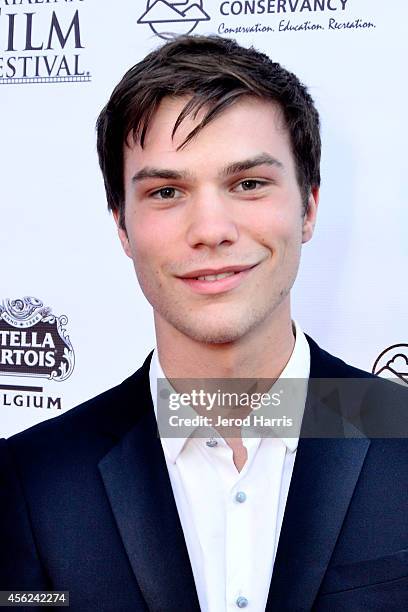 Nick Krause arrives at the 2014 Catalina Film Festival Premiere of 'Rudderless' on September 27, 2014 in Catalina Island, California.