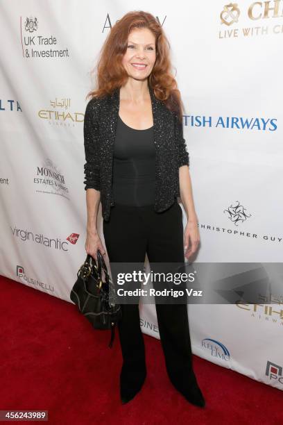 Actress Lolita Davidovich attends The British American Business Council Los Angeles 54th Annual Christmas Luncheon at Fairmont Miramar Hotel on...