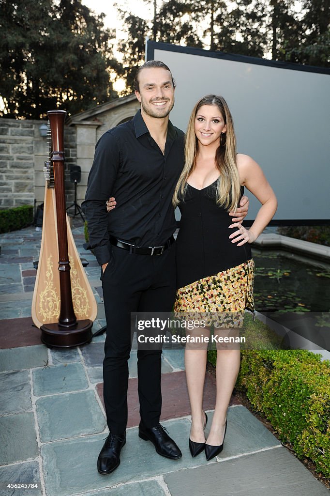 Laura Merage Tip Scarry and Lauren Merage attend LAXART Gala at Greystone Mansion ...