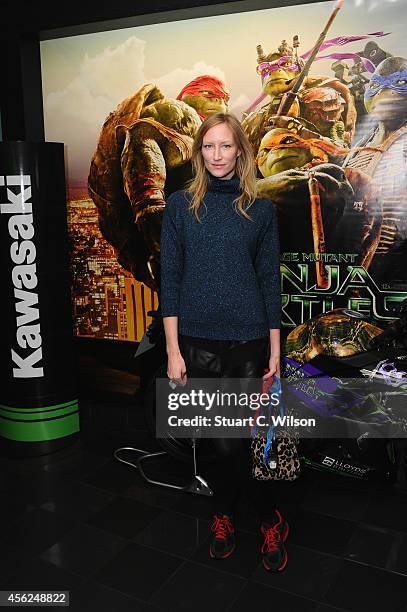 Jade Parfitt attends the UK Gala screening of Teenage Mutant Ninja Turtles at Vue West End on September 28, 2014 in London, England.