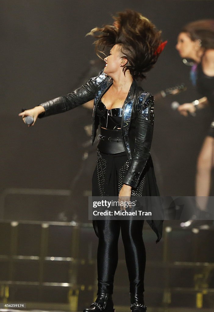 Demi Lovato In Concert - Los Angeles, CA