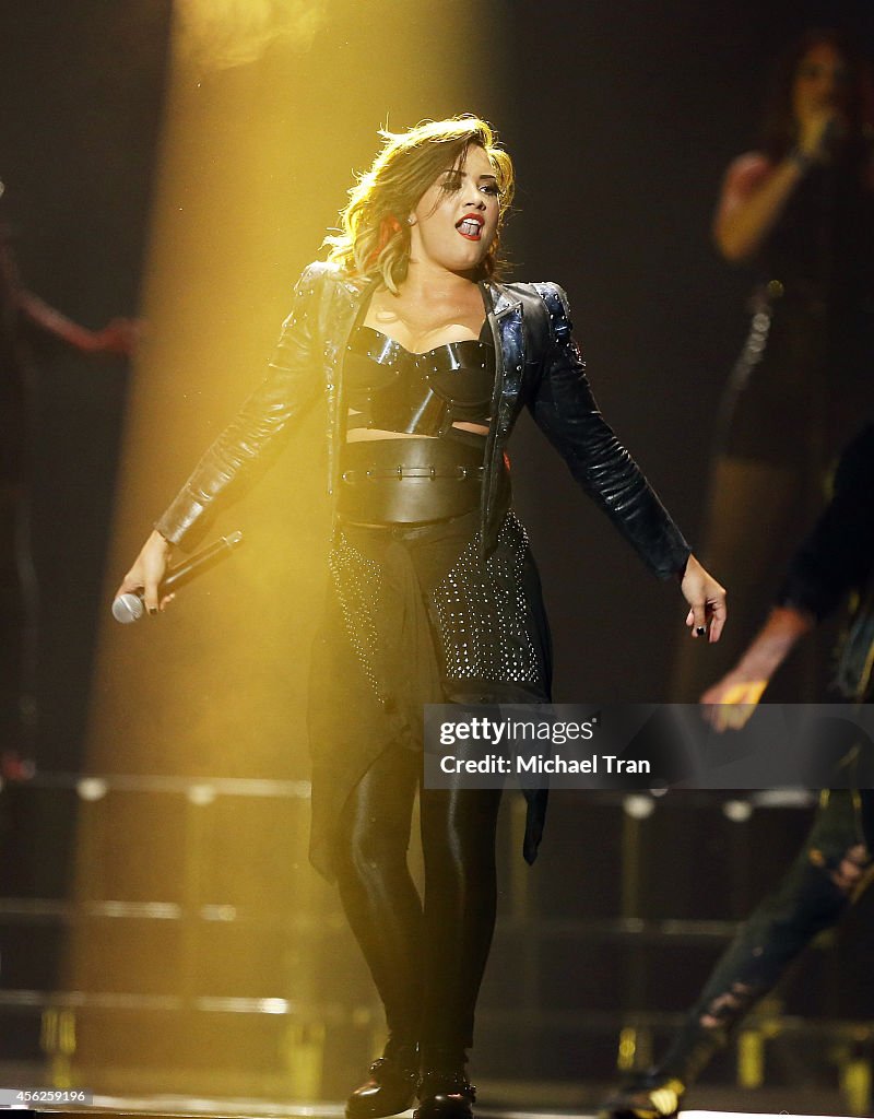 Demi Lovato In Concert - Los Angeles, CA