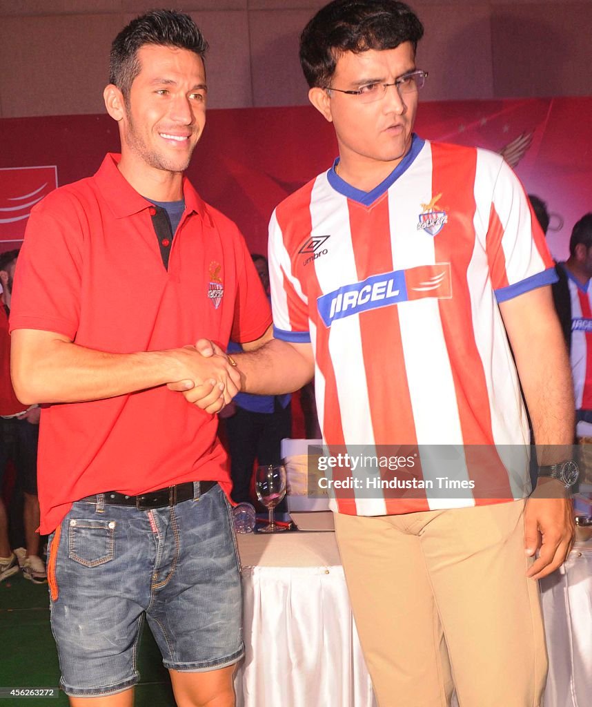 Press Conference Of Indian Super League Club Atletico de Kolkata Players