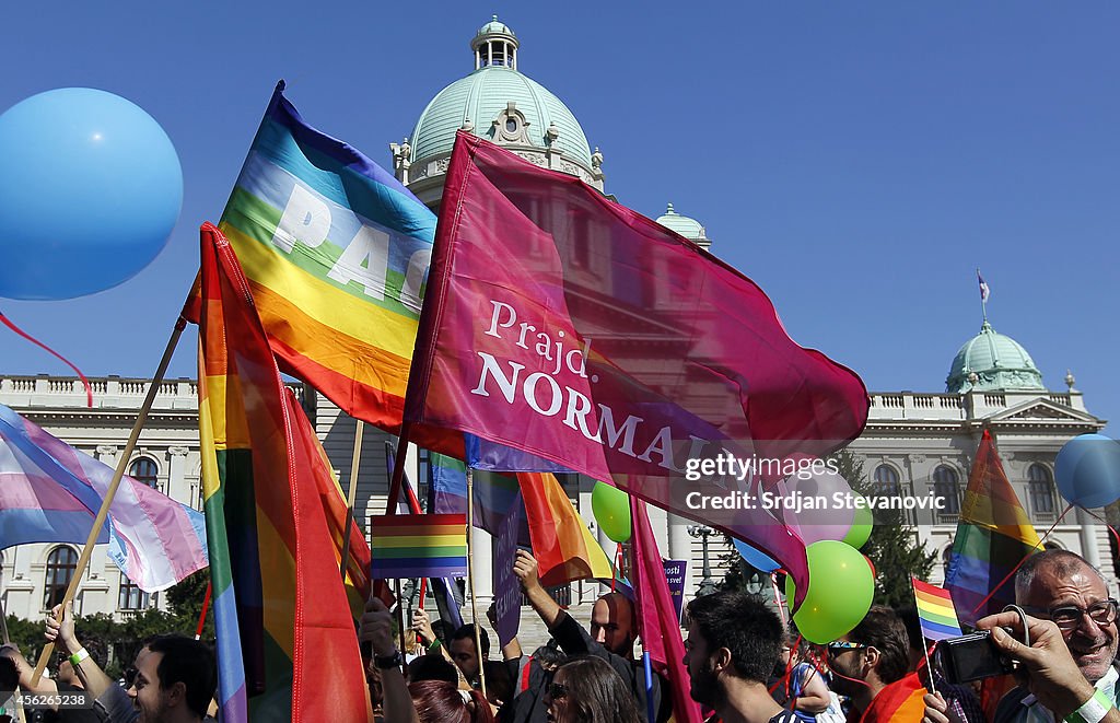 Gay Pride Day In Belgrade