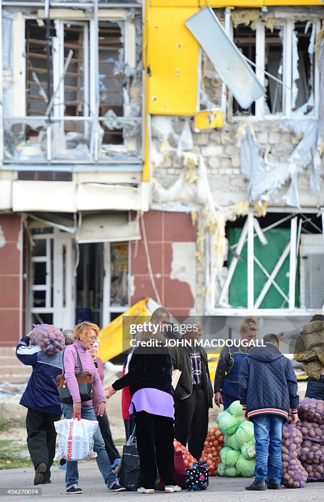 UKRAINE-RUSSIA-CRISIS-PERVOMAISK-DAMAGE