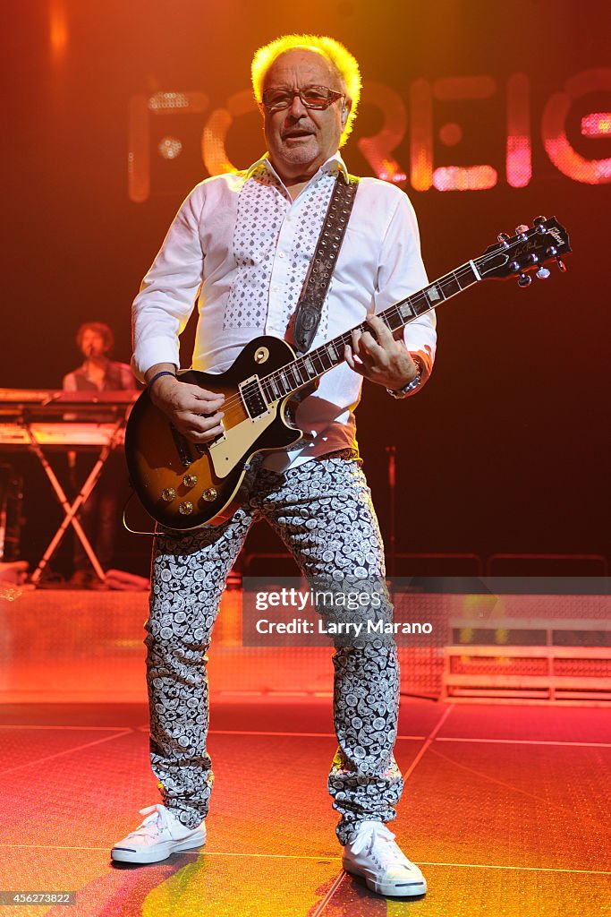 Foreigner Performs At Hard Rock Live