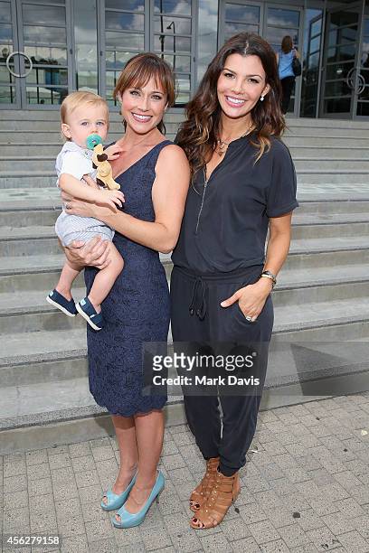 William Hudson Goodell, actress Nikki DeLoach and model Ali Landry attend the 3rd annual red CARpet safety awareness event presented by Favored.by,...