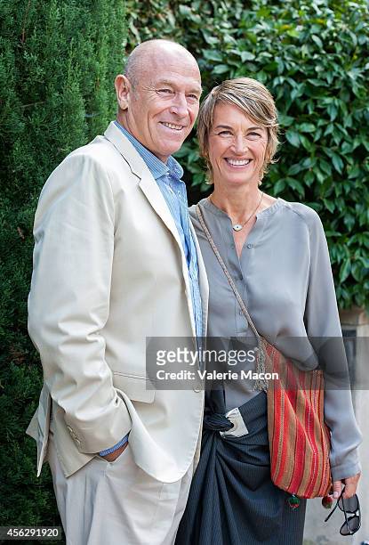 Actor Corbin Bernsen and wife Amanda Pays arrives at The Rape Foundation's Annual Brunchat Greenacres, The Private Estate of Ron Burkle on September...