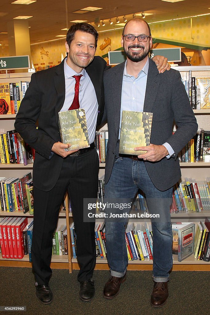 Matthew Thomas And Misha Collins Sign And Discuss Their New Book "We Are Not Ourselves"