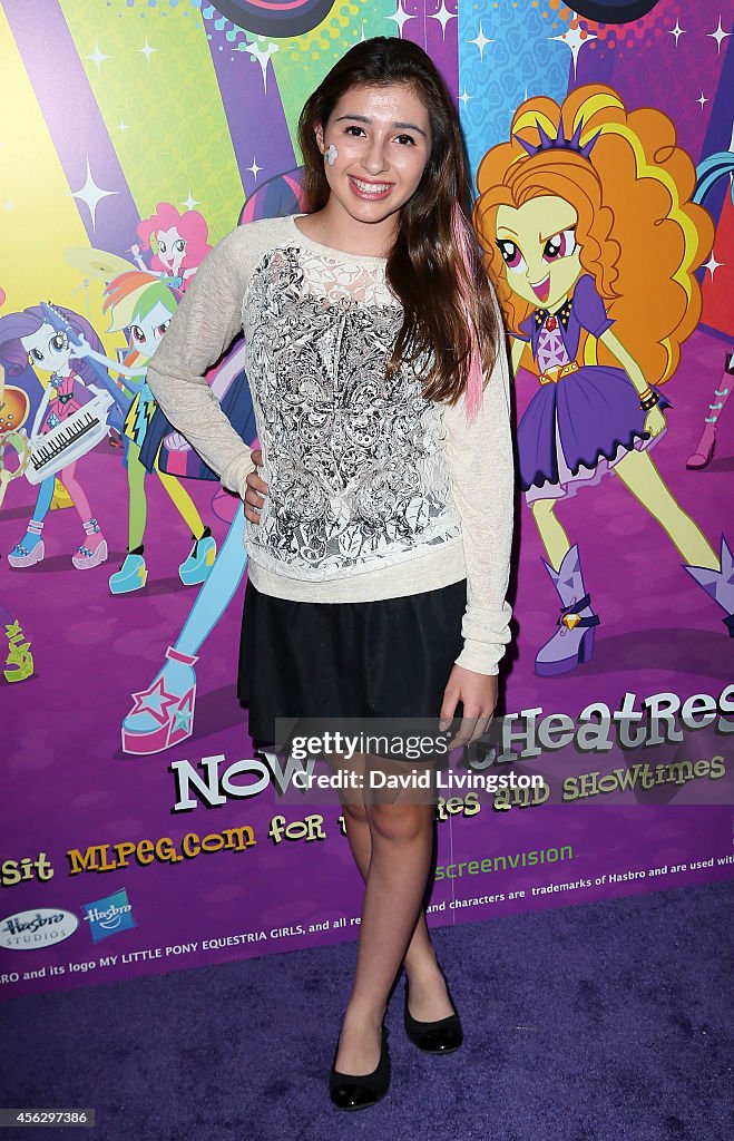 Premiere Of Hasbro Studios' "My Little Pony Equestria Girls Rainbow Rocks" - Arrivals