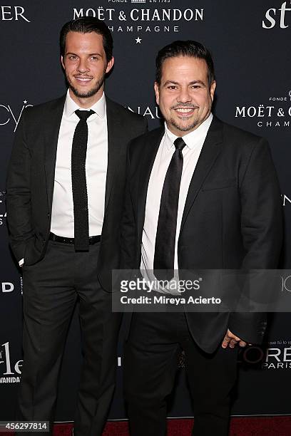 Thomas Tolan and fashion designer Narciso Rodriguez attend 2014 Icons Of Style Gala Hosted By Vanidades at Mandarin Oriental Hotel on September 18,...