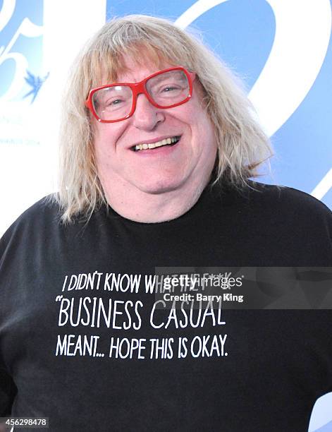 Writer/comic Bruce Vilanch arrives for Project Angel Food Celebrates 25 Years With 2014 Angel Awards at Project Angel Food on September 6, 2014 in...