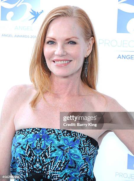 Actress Marg Helgenberger arrives for Project Angel Food Celebrates 25 Years With 2014 Angel Awards at Project Angel Food on September 6, 2014 in Los...