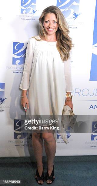 Actress Rebecca Gayheart arrives for Project Angel Food Celebrates 25 Years With 2014 Angel Awards at Project Angel Food on September 6, 2014 in Los...