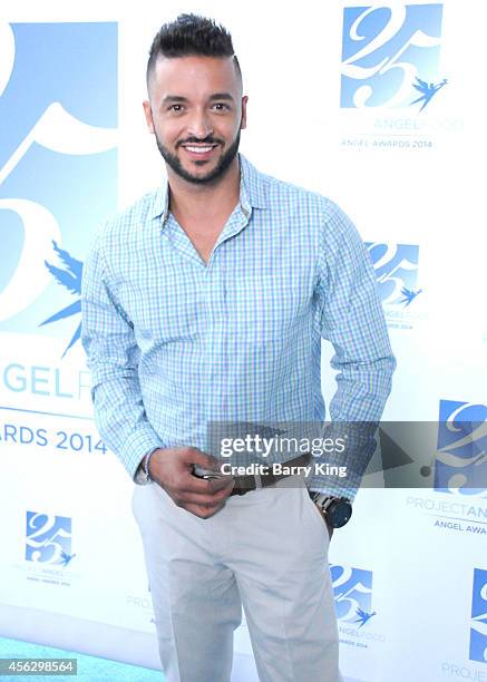 Personality Jai Rodriguez arrives for Project Angel Food Celebrates 25 Years With 2014 Angel Awards at Project Angel Food on September 6, 2014 in Los...