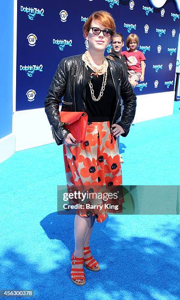 Actress Molly Ringwald attends the premiere of 'Dolphin Tale 2' at Regency Village Theatre on September 7, 2014 in Westwood, California.