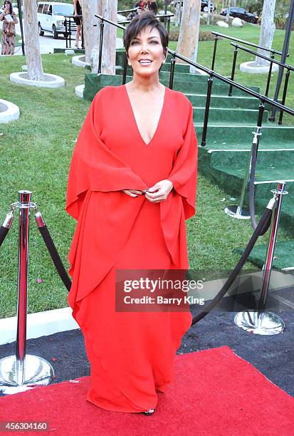 Reality TV personality Kris Jenner attends the annual 'Summer Spectacular Under The Stars' for the Brent Shapiro Foundation for Alchohol and Drug...