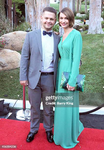 Personality Jack Osbourne and wife/actress Lisa Stelly attend the annual 'Summer Spectacular Under The Stars' for the Brent Shapiro Foundation for...