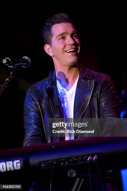 Andy Grammer performs onstage at the Paradigm Party during Day 2 of the IEBA 2014 Conference on September 28, 2014 in Nashville, Tennessee.