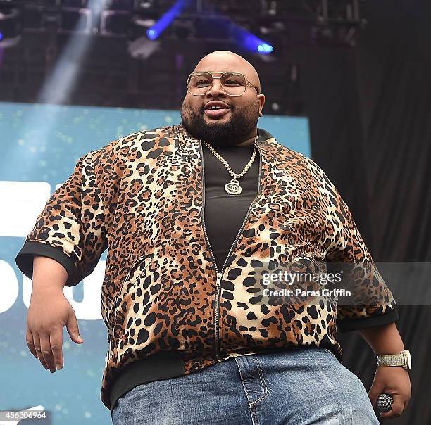 Jazze Pha performs onstage at Outkast #ATLast Concert at Centennial Olympic Park on September 28, 2014 in Atlanta, Georgia.