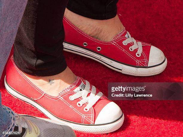 Actress Emme Rylan attends Ali Landry's 3rd Annual Red CARPet Safety Awareness Event at Skirball Cultural Center on September 28, 2014 in Los...