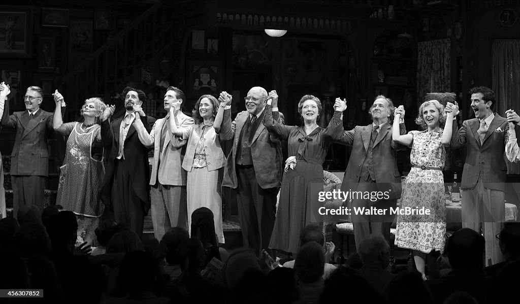 "You Can't Take It With You" Opening Night - Arrivals And Curtain Call