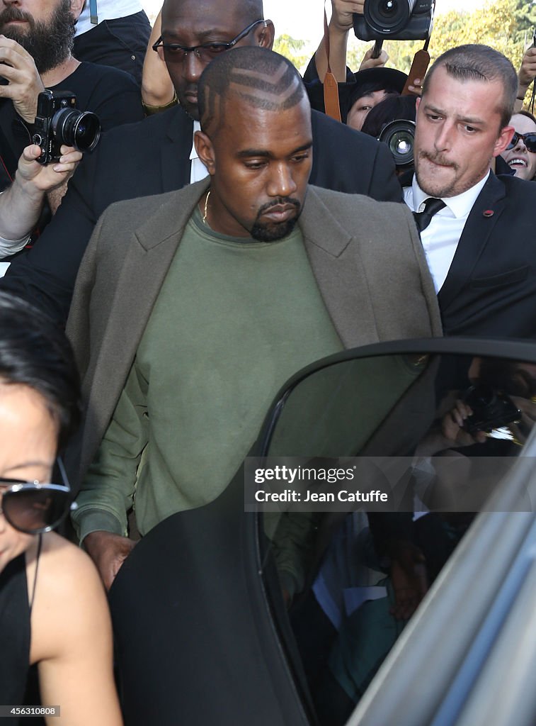 Celebrity Sighting At Paris Fashion Week, Womenswear SS 2015 : September 28th