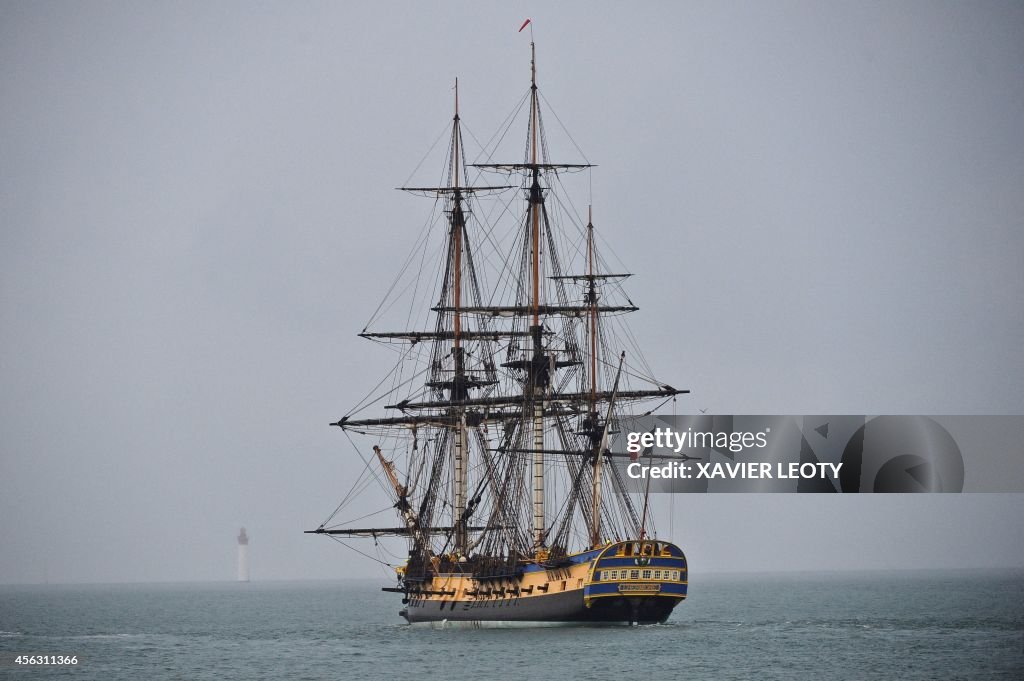 FRANCE-US-HERMIONE-HISTORY-HERITAGE-SCIENCE-TOURISM