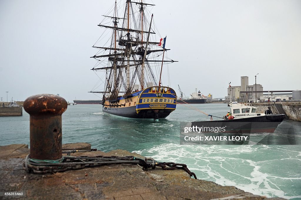 FRANCE-US-HERMIONE-HISTORY-HERITAGE-SCIENCE-TOURISM