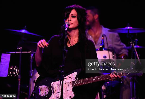 Aimee Nash of The Black Ryder performs at theThe Best Fest Presents GEORGE FEST An Evening To Celebrate The Music Of George Harrison at The Fonda...