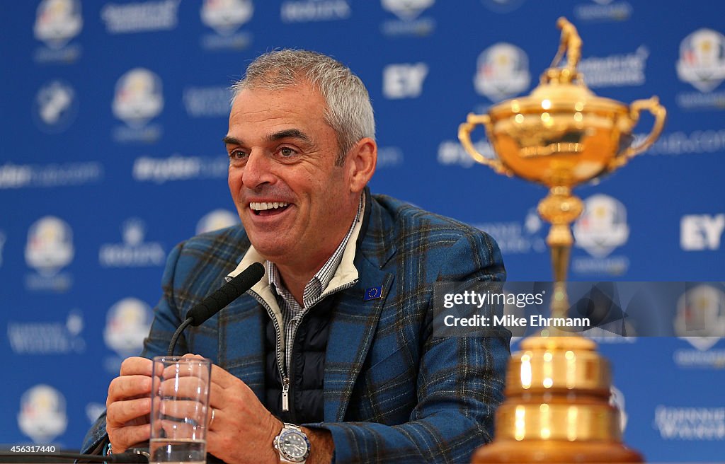 Paul McGinley Press Conference - 2014 Ryder Cup