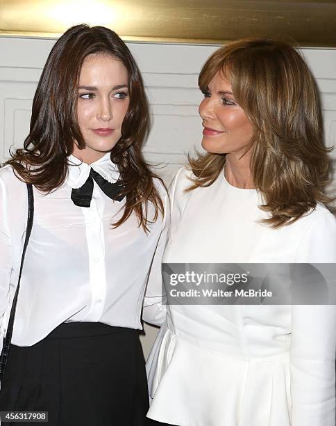 Spencer Margaret Richmond and Jaclyn Smith attend the Broadway Opening Night performance of 'You Can't Take It With You' at the Longarce Theatre on...