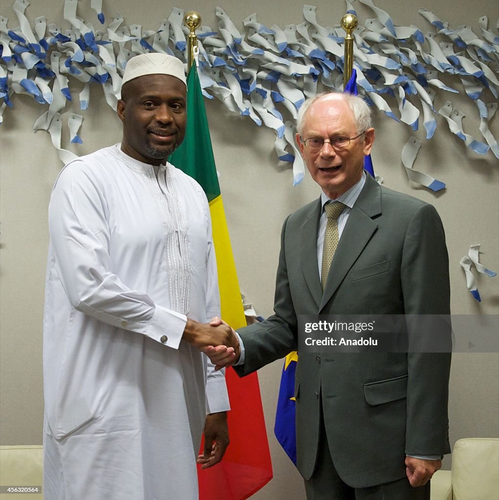 Mali's Prime Minister Mara meets European Council's president Van Rompuy