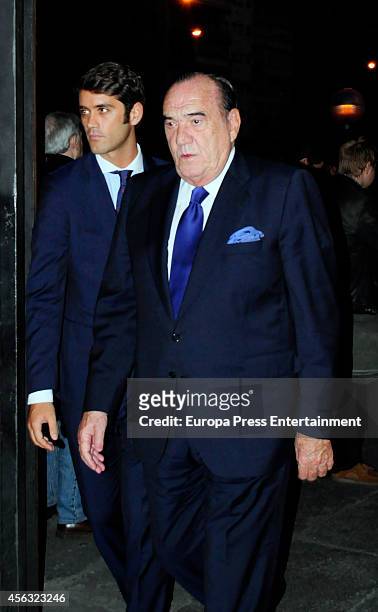 Fernando Fernandez Tapias attends the memorial service for Real Madrid legend and honorary president Alfredo Di Stefano, who died aged 88 in July,...