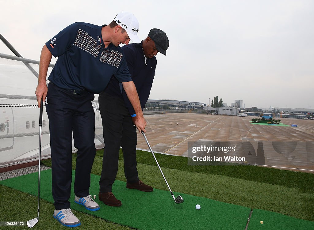 British Airways Stages Golf Challenge on the Wing of a 747