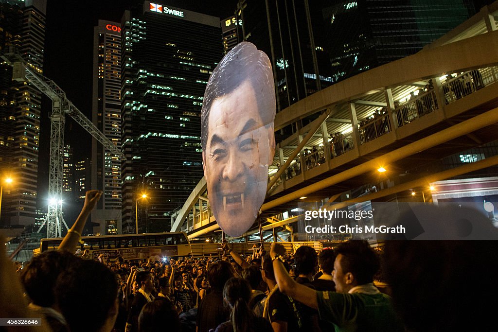 Pro Democracy Supporters Attempt To Bring Hong Kong To A Stand Still With Mass Rally