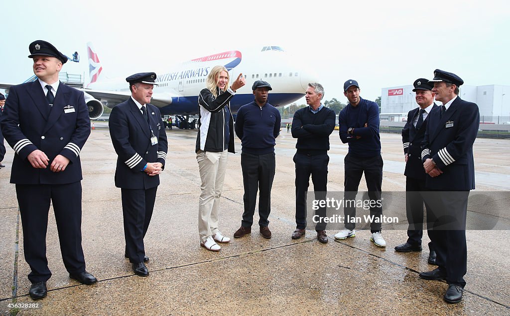British Airways Stages Golf Challenge on the Wing of a 747