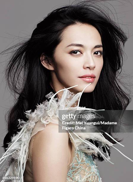 Actress Yao Chen is photographed for Madame Figaro China on March 17, 2012 in Beijing, China. PUBLISHED IMAGE. CREDIT MUST READ: Mei Yuangui/Madame...