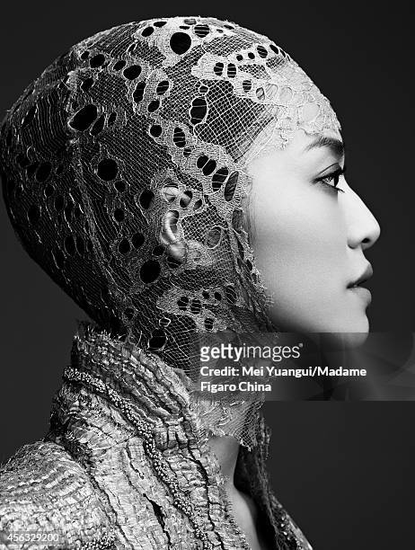 Actress Yao Chen is photographed for Madame Figaro China on March 17, 2012 in Beijing, China. PUBLISHED IMAGE. CREDIT MUST READ: Mei Yuangui/Madame...