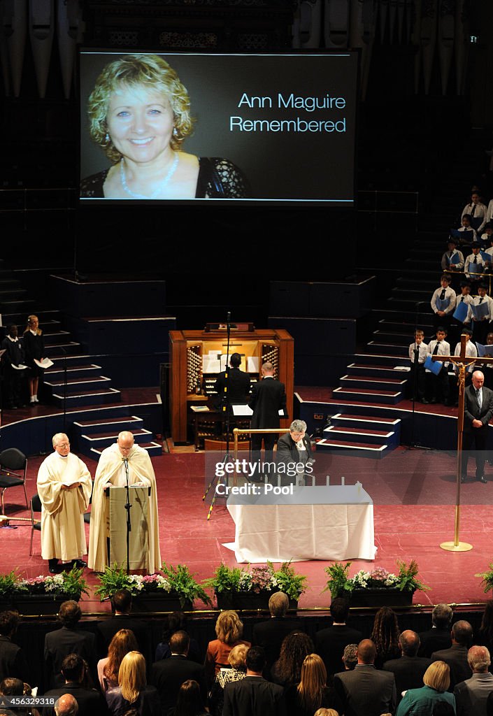 Ann Maguire Memorial Service