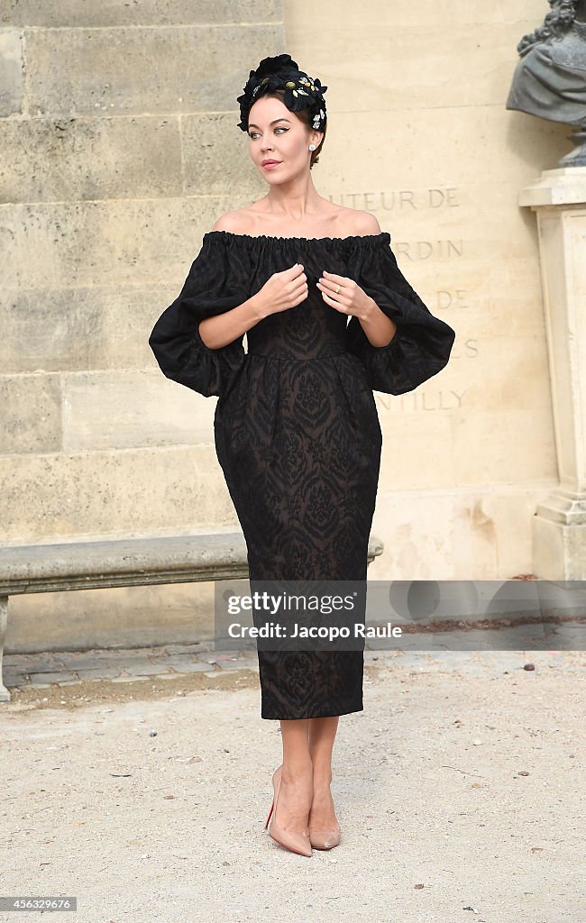Celebrity Sighting At Paris Fashion Week, Womenswear SS 2015 : September 29th