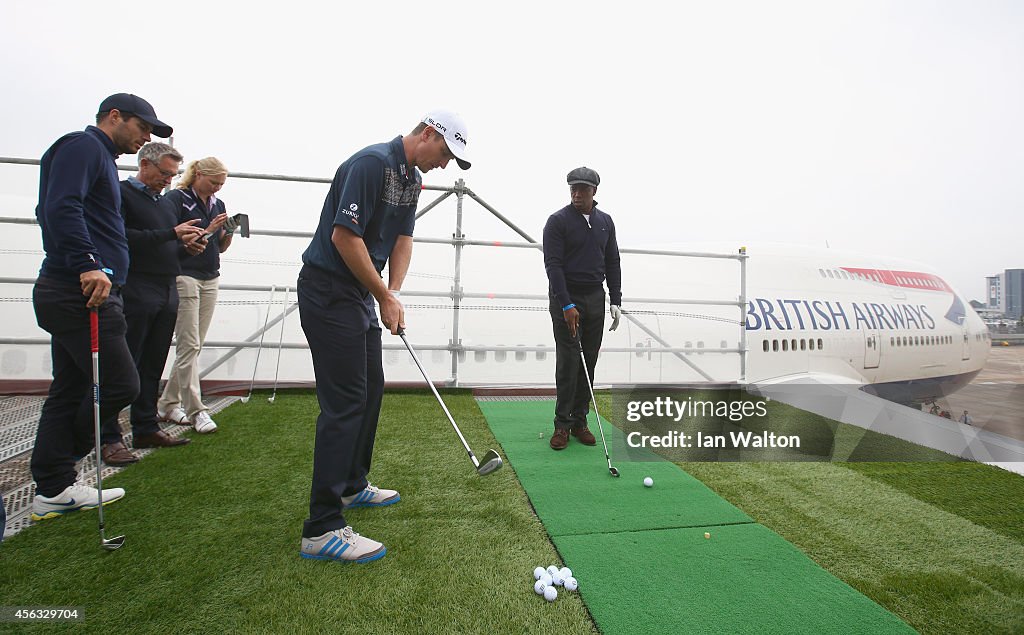 British Airways Stages Golf Challenge on the Wing of a 747