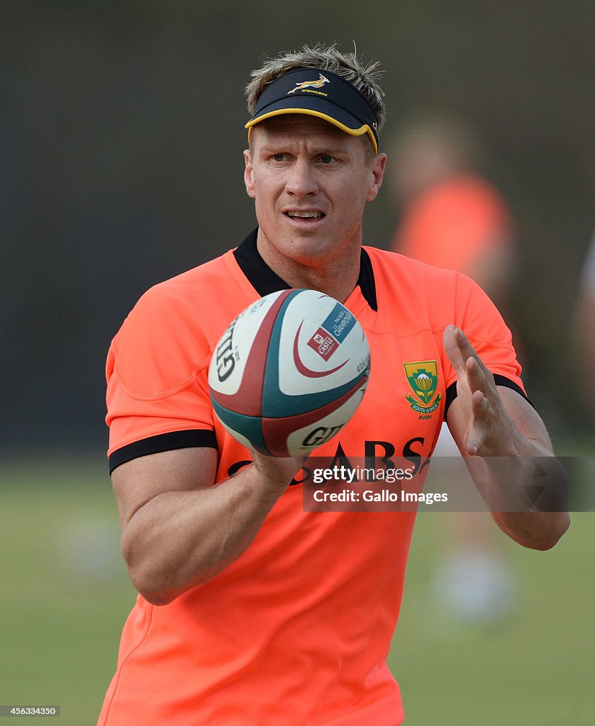 2014 The Castle Rugby Championship: Springboks training session