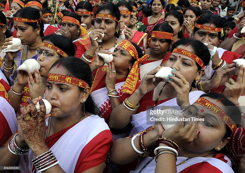 Celebrations Of Hindu Festival Of Durga Puja