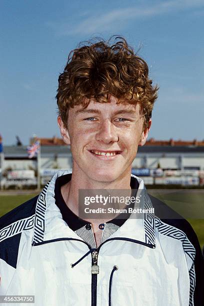 England Under 21 player Steve McManaman poses for a picture before the Under 21 match between England and Mexico in the Toulon tournament on May 29,...