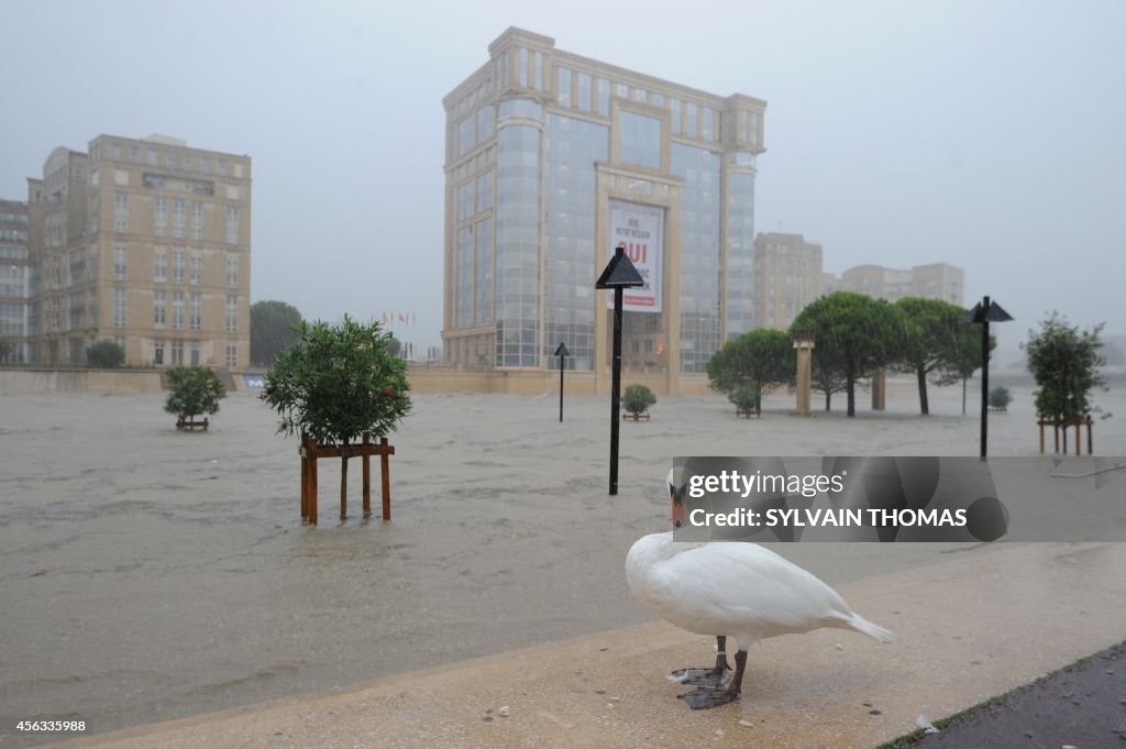 TOPSHOT-FRANCE-FLOODS