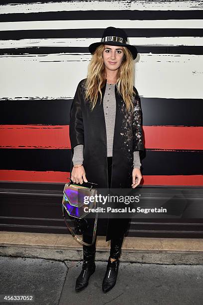 Alexia Niedzielski attends the Sonia Rykiel show as part of the Paris Fashion Week Womenswear Spring/Summer 2015 on September 29, 2014 in Paris,...