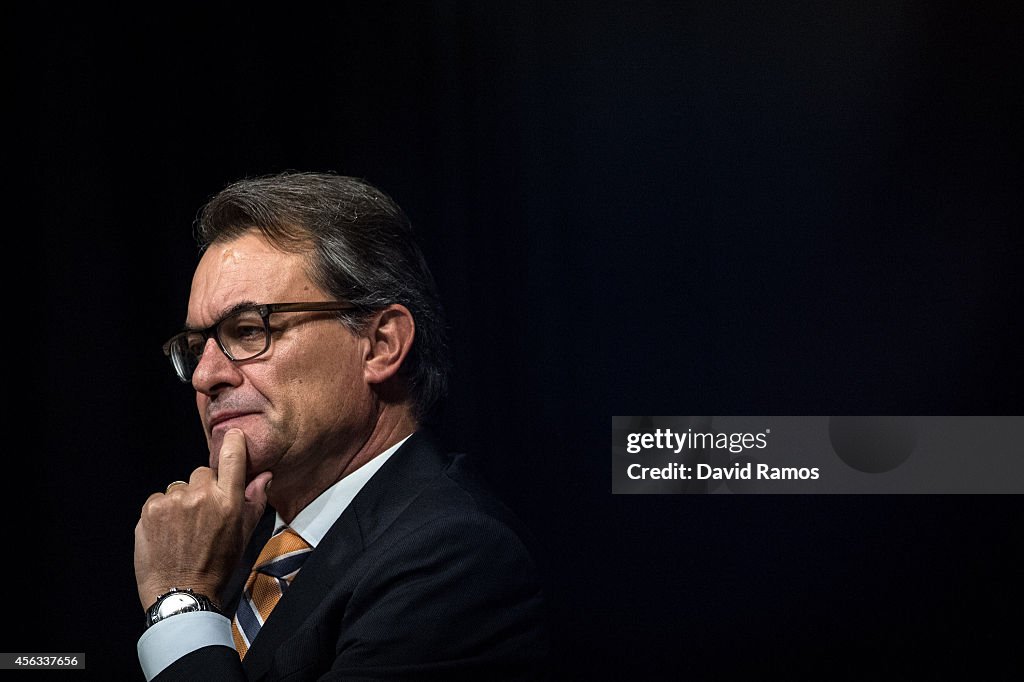 Catalan Leader Artur Mas Presents White Book On Independence Referendum