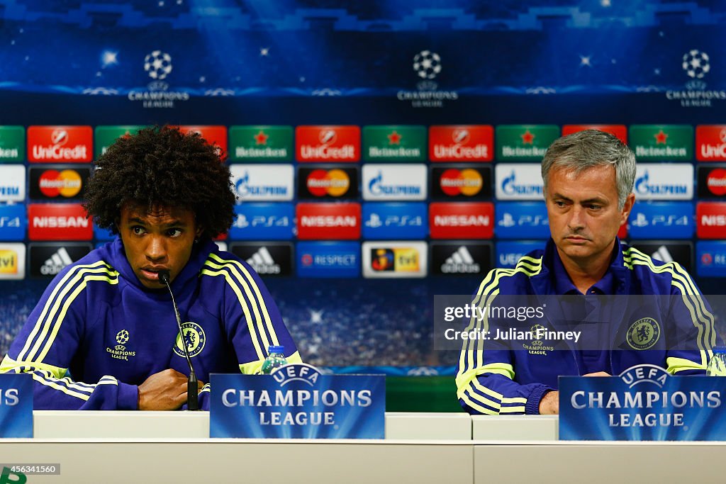 Chelsea FC & Sporting Lisbon Press Conference