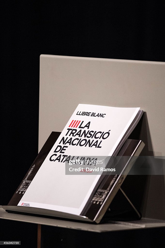 Catalan Leader Artur Mas Presents White Book On Independence Referendum